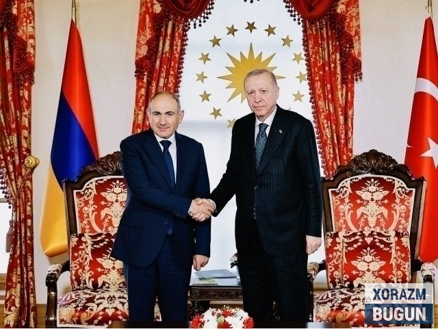 Эрдўған Пашинян билан тарихий учрашув ўтказди