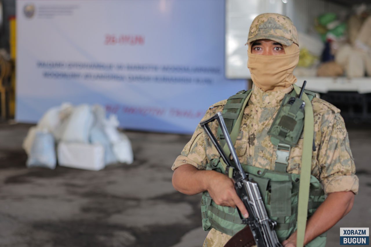 ДХХ томонидан 2 тонна 135 кг гиёҳвандлик воситалари ёқиш йўли билан йўқ қилинди