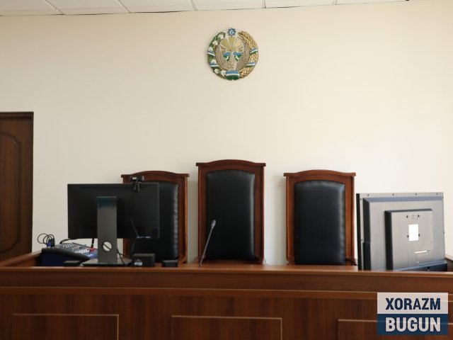 Хоразмда судья пора билан ушланди