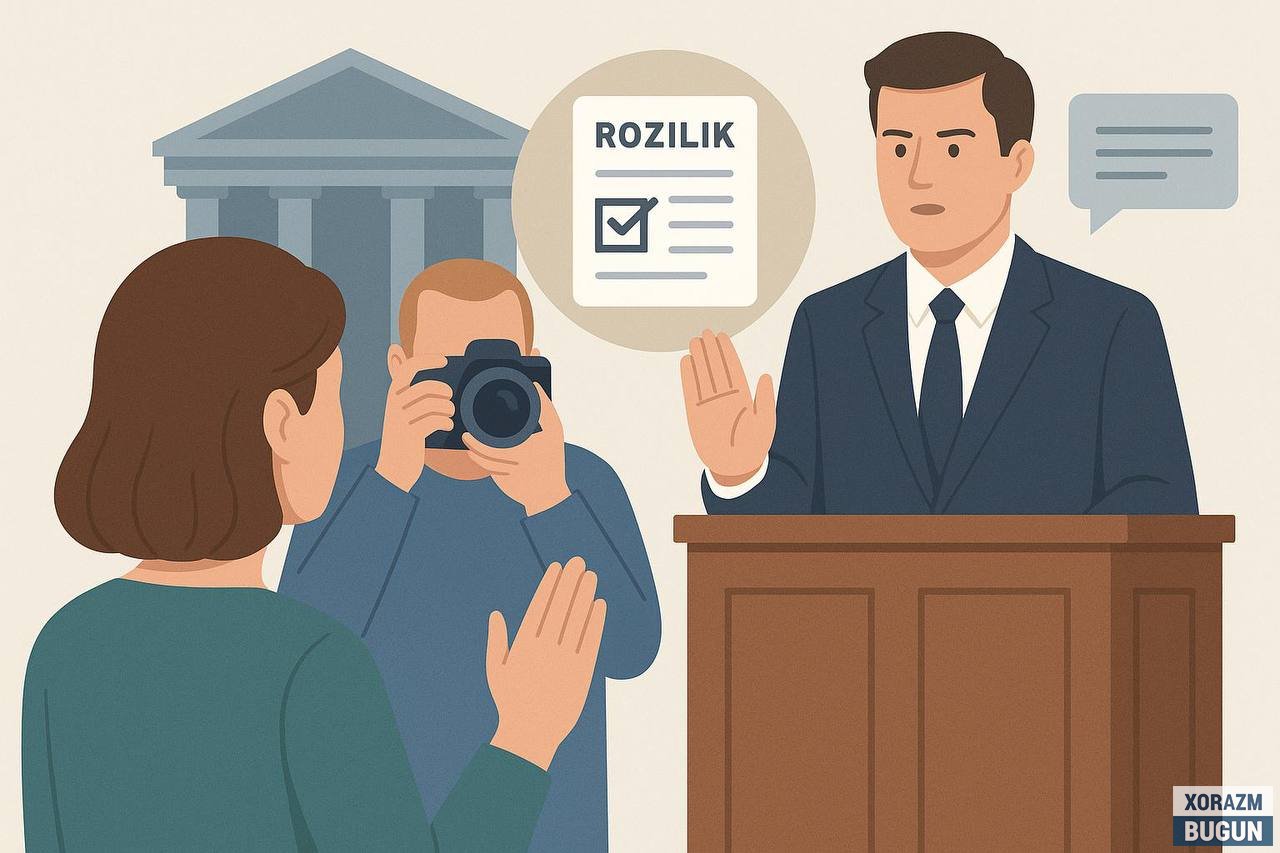 Шахсни тасвирга туширишда розилик олиш мажбурий бўлади