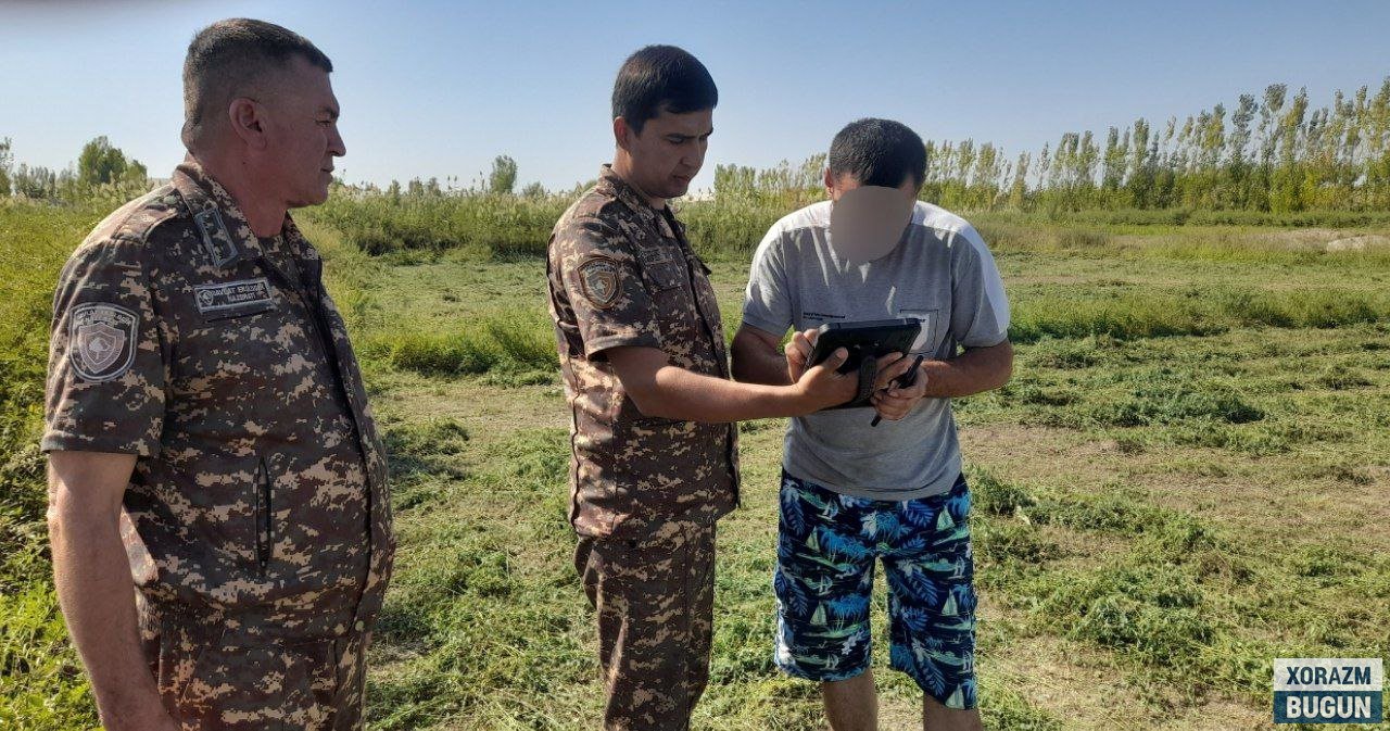 Янгибозор туманида тупроқни ноқонуний равишда қазиб олган фуқарога жарима қўлланилди