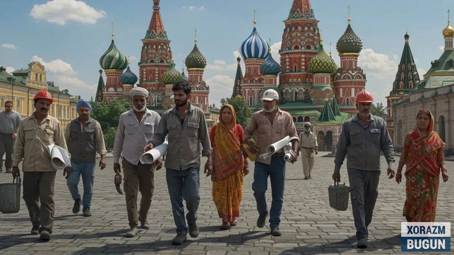 Россия ҳиндистонлик меҳнат муҳожирларини жалб қилмоқда