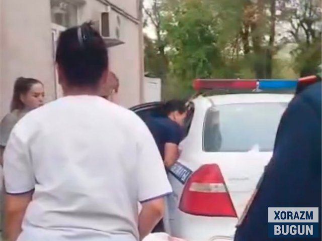 ИИО машинасида аёл фарзандли бўлди
