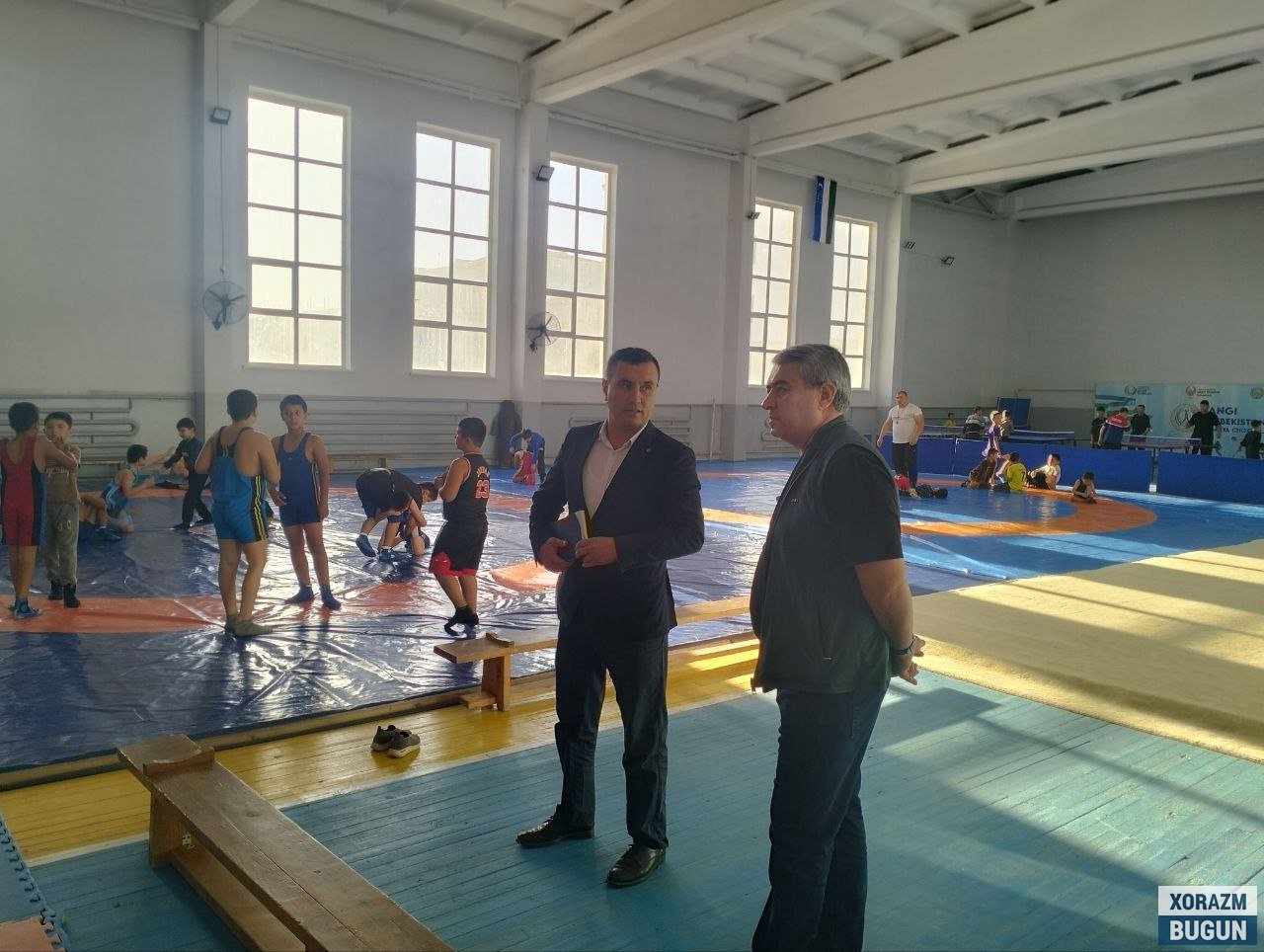 Спорт вазирлигининг ишчи гуруҳи Хоразм вилоятида