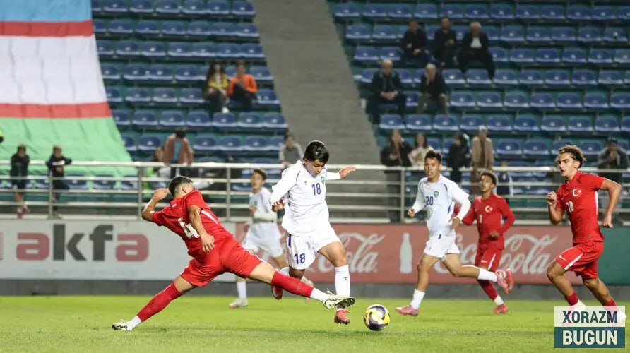 U-17. Ўзбекистон ва Туркия ўйинида жанговар дуранг қайд этилди