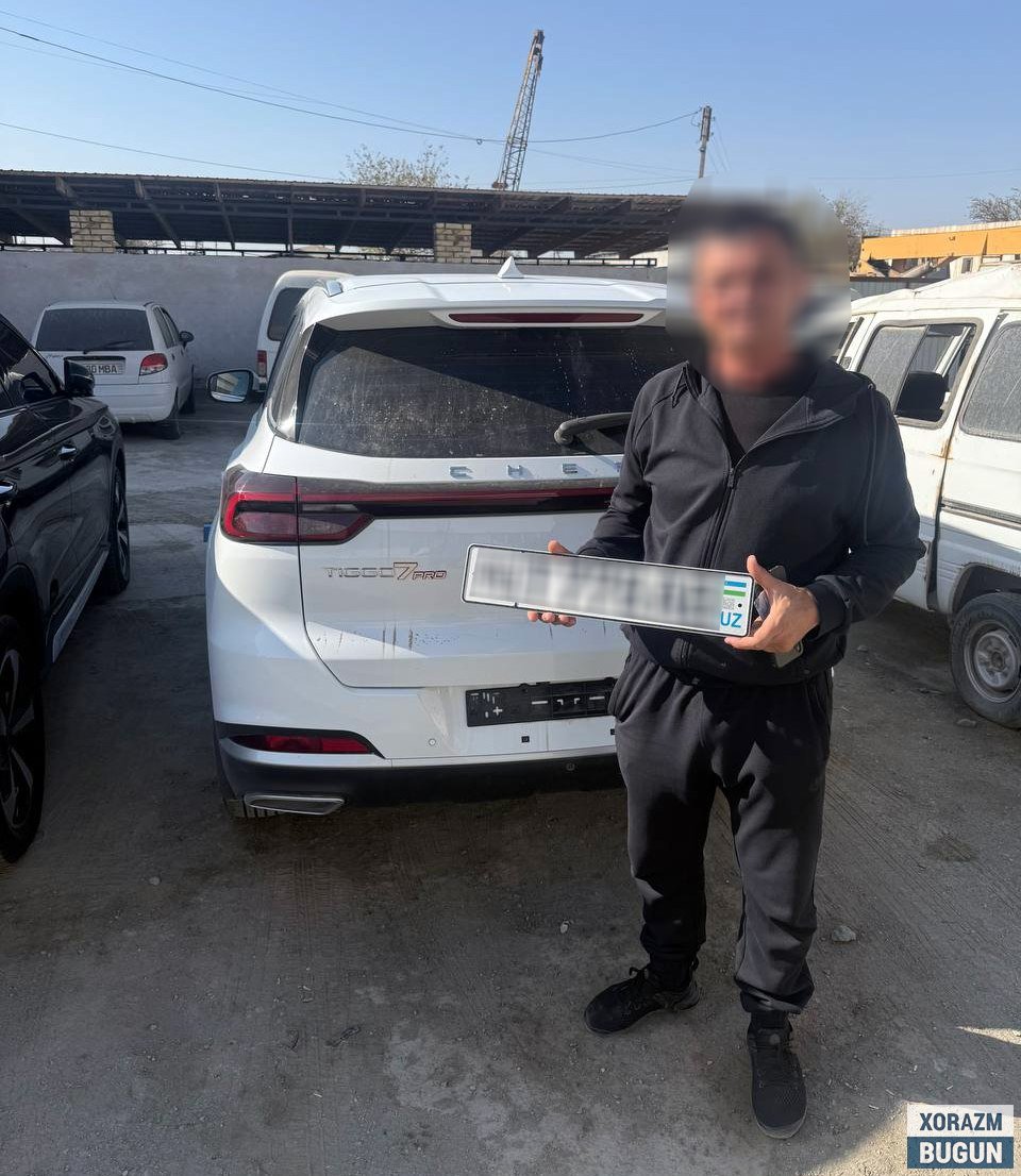 Хоразмда Давлат рақам белгиларини ечиб ҳаракатланган ҳайдовчилар аниқланди