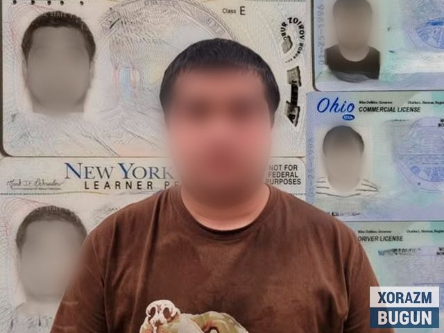 АҚШда 5 та “права”си бўлган ўзбекистонлик ҳибсга олинди