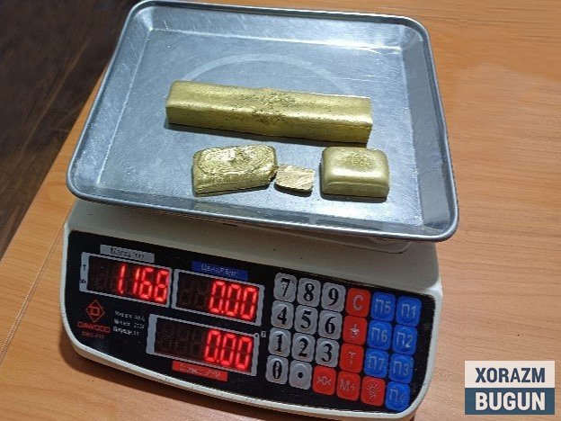 1,1 млрд сўмлик олтинни Ўзбекистонга ноқонуний олиб кирганлар ушланди