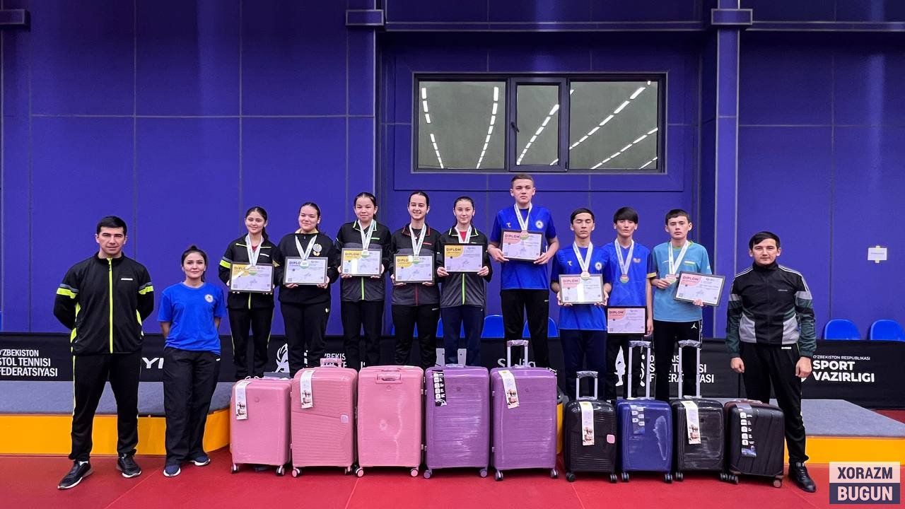 ХОРАЗМНИНГ ЁШ ТЕННИС ЮЛДУЗЛАРИ МАМЛАКАТ ЧЕМПИОНАТИДА ПОРЛАДИ