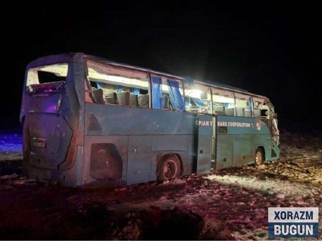 Қозоғистонда яна автобус ҳалокати. Қурбонлар бор
