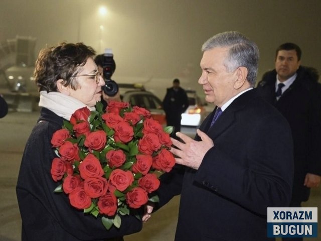 Ўзбекистон президенти Цюрихда кутиб олинди