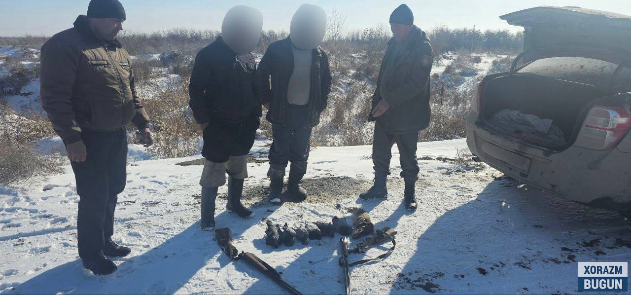 Хоразмда ноқонуний ов қилиш ҳолати аниқланди