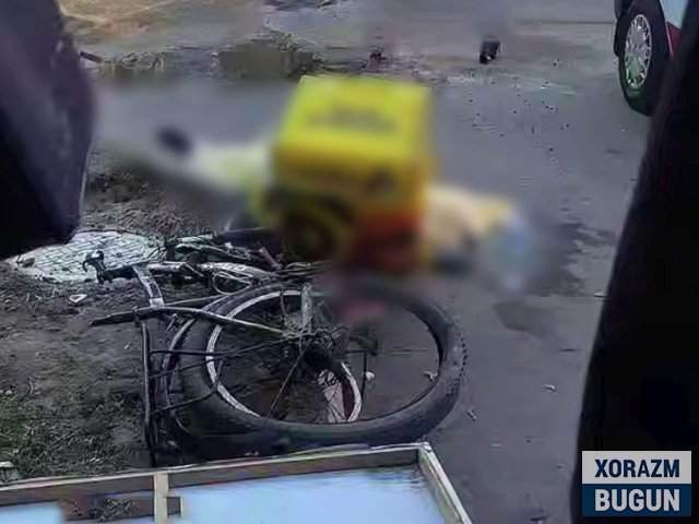 Тошкентда юк машинаси уриб юборган 22 ёшли курьер вафот этди