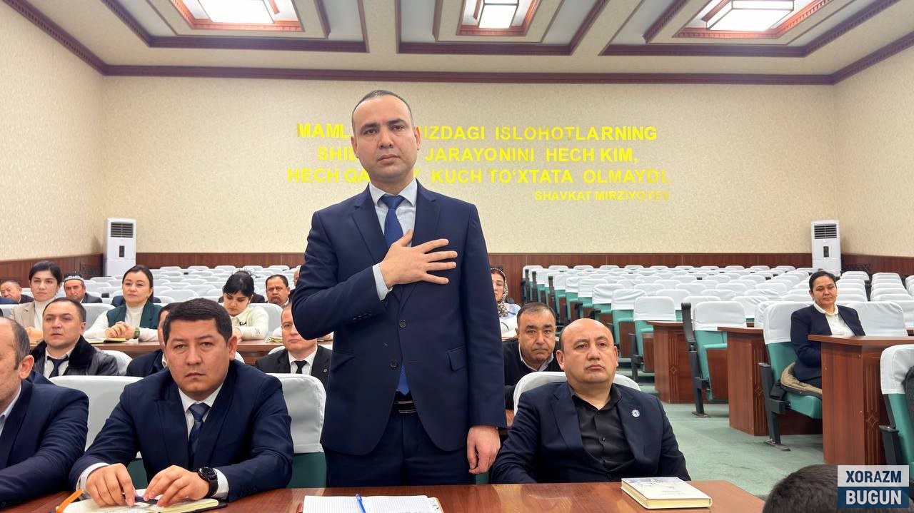 Хоразм вилояти Ҳазорасп туманида таълим соҳасида янги тайинлов амалга оширилди.