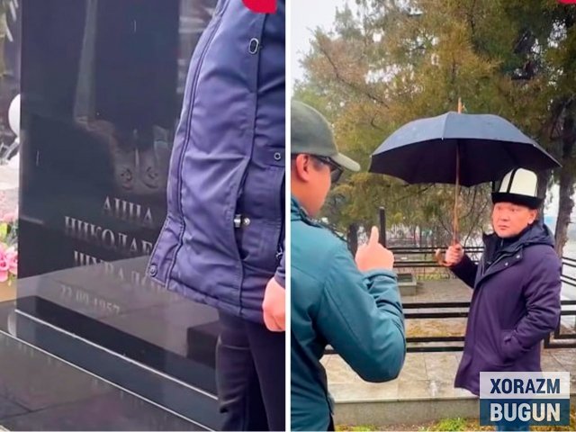 Тирик аёл ўзига 20 минг долларлик қабр тоши ўрнатди