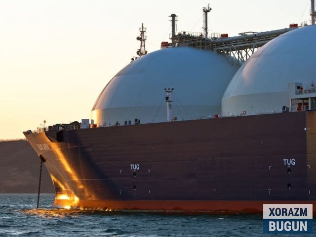 Суюлтирилган табиий газ экспорти минимал даражага тушди