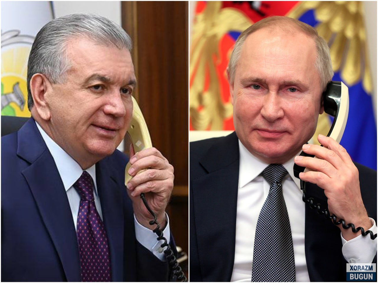 Шавкат Мирзиёев ва Владимир Путин телефон орқали мулоқот қилди