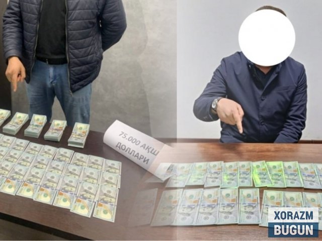 АҚШга юборишини айтиб 75 минг доллар олган шахс ушланди