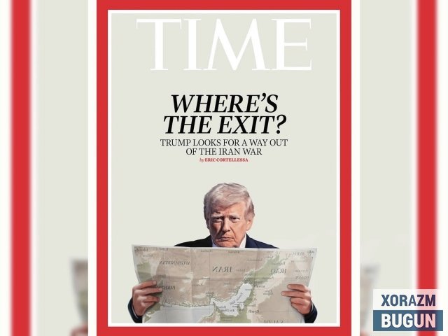 “Чиқиш қаерда?” “Time” журнали Трампга аталган янги муқовани чоп этди