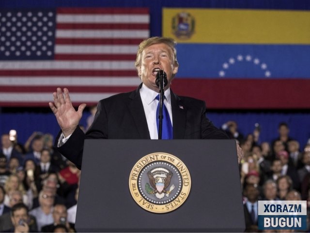 Трамп Венесуэла президенти бўлмоқчилигини айтди.