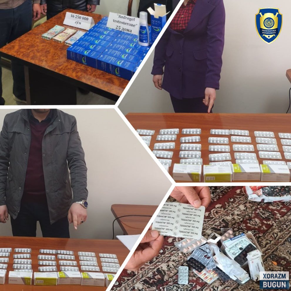 Хоразмда кучли таъсир қилувчи дори воситалари ноқонуний савдосига чек қўйилди