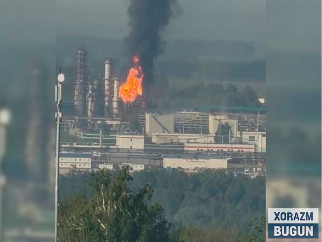 Украина Россиядаги йирик нефть заводига ҳужум қилди