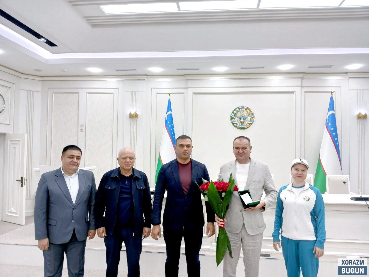 МУЗАФФАР КАЛАНДАРОВ “ЖИСМОНИЙ ТАРБИЯ ВА СПОРТ АЪЛОЧИСИ” КЎКРАК НИШОНИ БИЛАН ТАҚДИРЛАНДИ