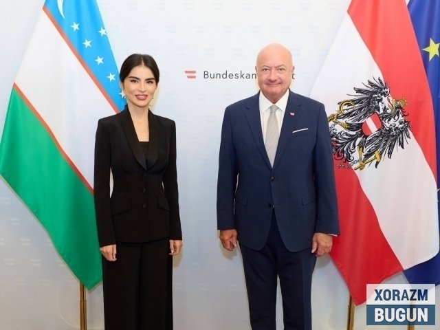 Саида Мирзиёева Австрия Федерал канцлери билан учрашди