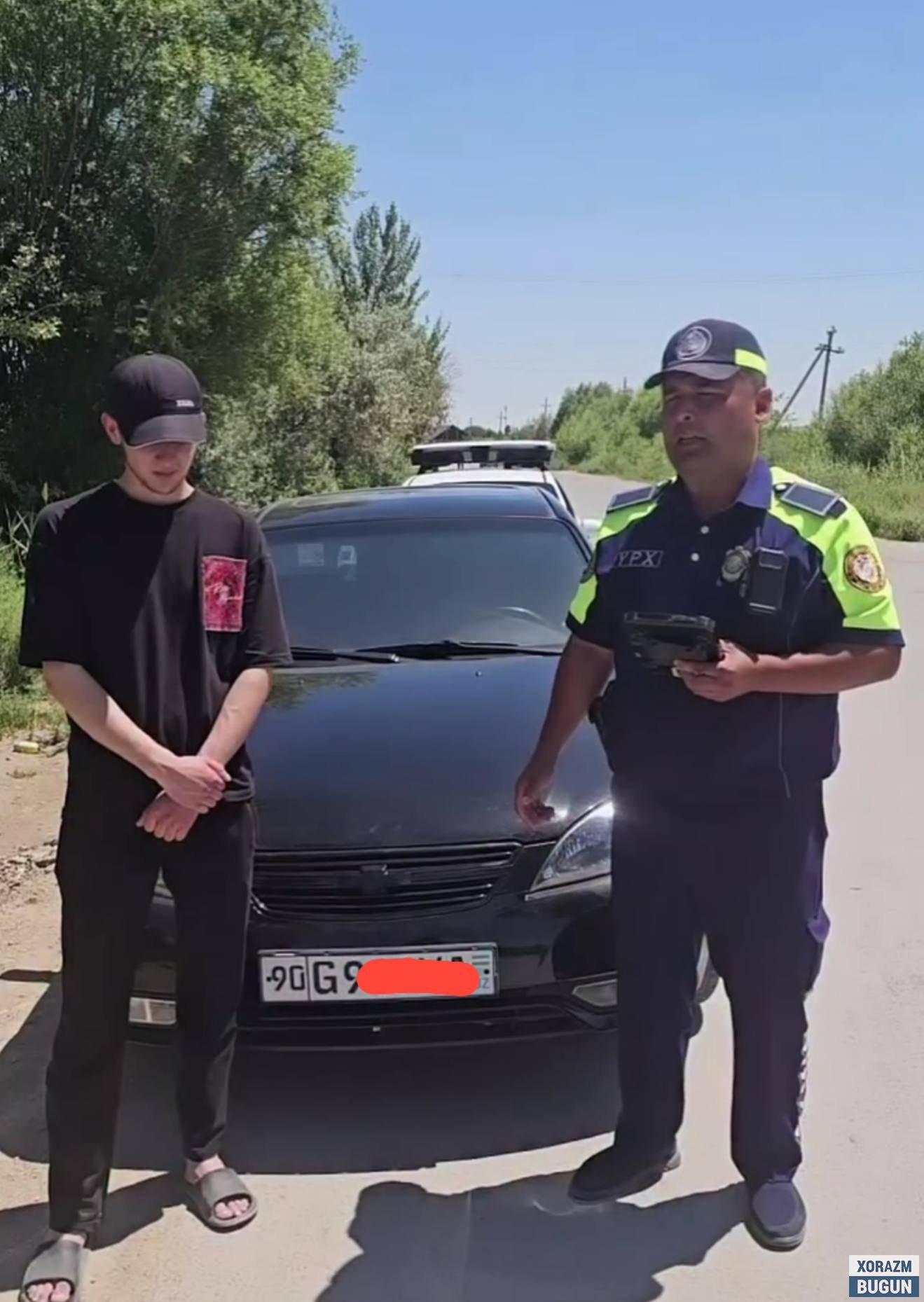 Хивада ЙПХ ходимининг талабига бўйсунмай, қарама-қарши йўналишда ҳаракатланган «эркатой» ҳайдовчи жазоланди