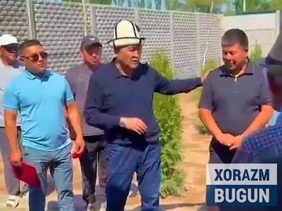 Қора курсидаги Ташиев жамоатчилик олдида кўриниш берди