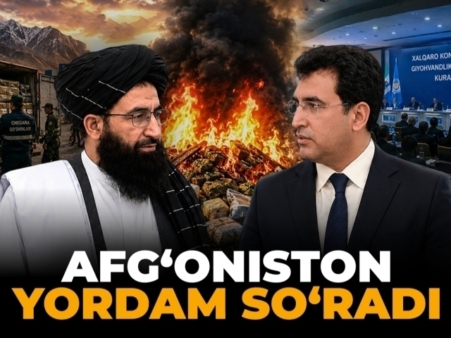 Özbekistonda narkotiklar yoqildi, Afğoniston esa qöşnilardan yordam söradi