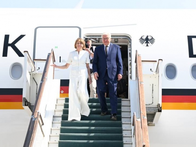 Германия Президенти Ўзбекистонга келди