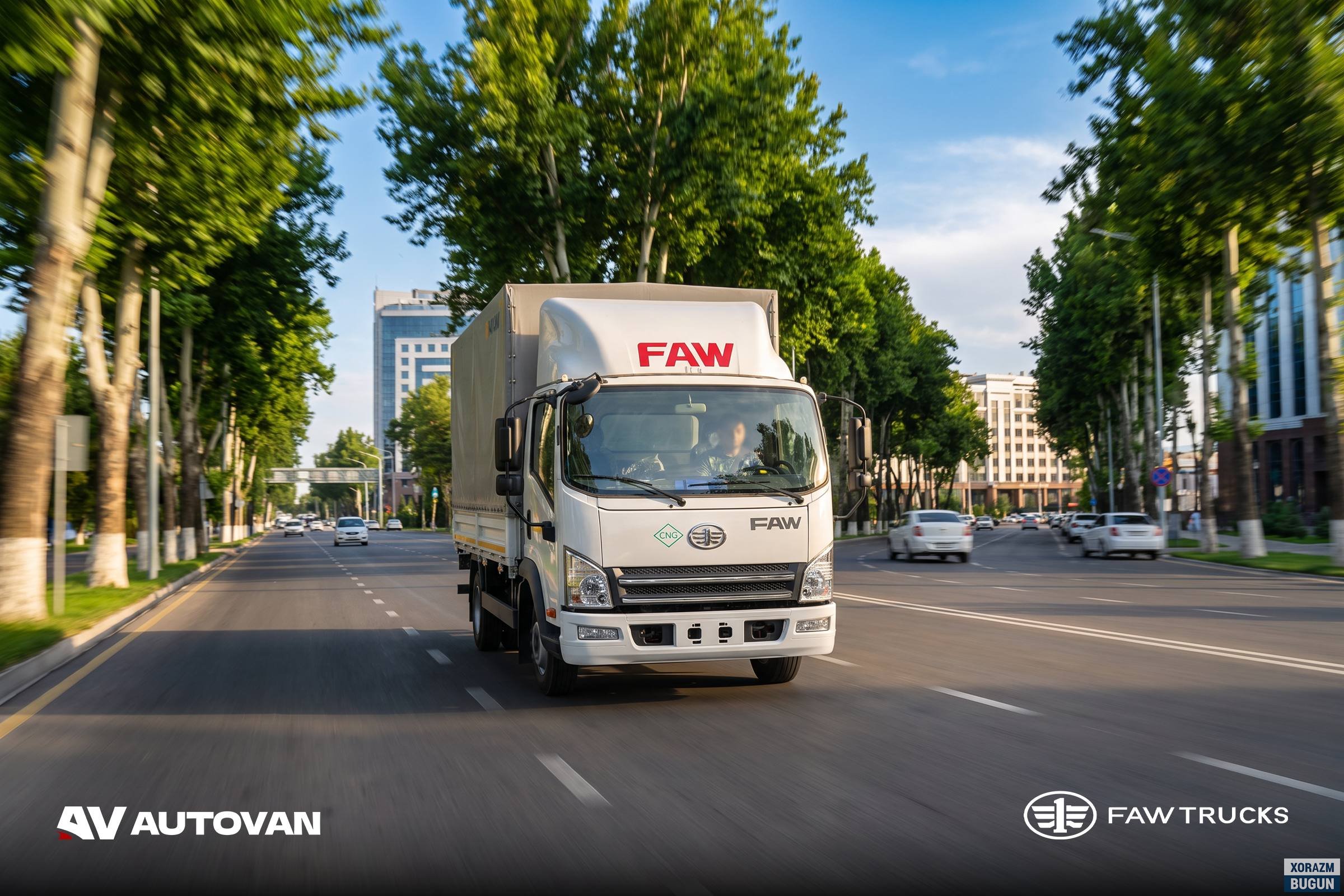 FAW Tiger VH: yirik yuk tashish uchun kuchli yechim