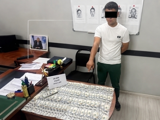 АҚШга юбориш учун 50 минг доллар талаб қилган шахс ушланди