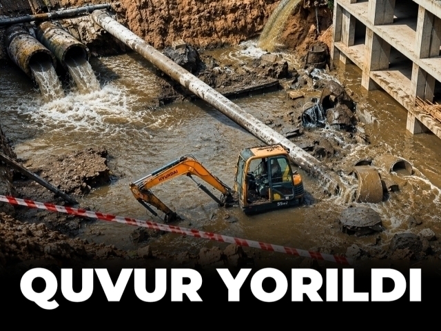 Қувурни ёрган қурилиш. Масъуллар нега қочяпти?