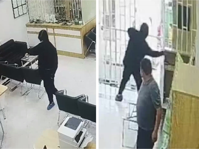 Самарқандда эркак банкни тўнамоқчи бўлди