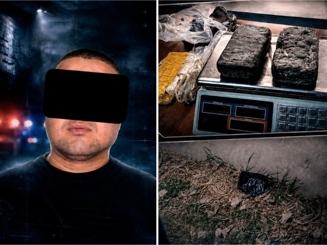 Андижонлик эркак қарийб 2 кг гашиш билан қўлга тушди