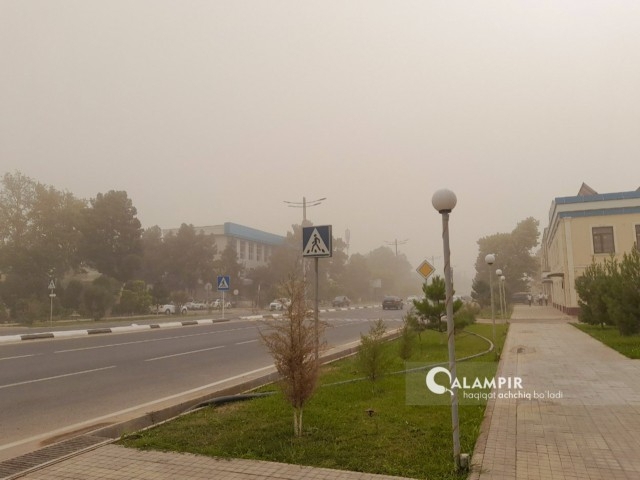 Бугун 7 та ҳудудда кучли шамол ва чанг тўзон бўлади