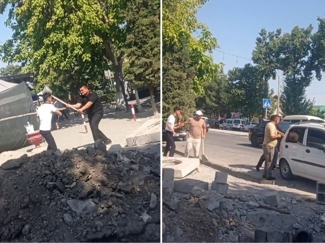 Кетмон жанги: Намангандаги бозорда жанжал кўтарилди