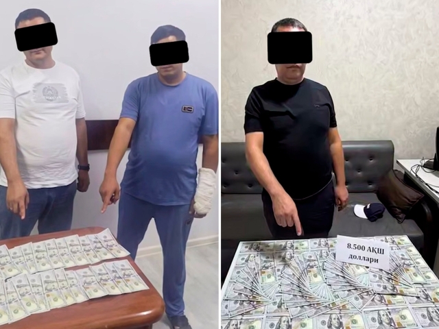 Коммунал ва тиббиёт тизими мулозимлари пора олаётган пайтида ушланди