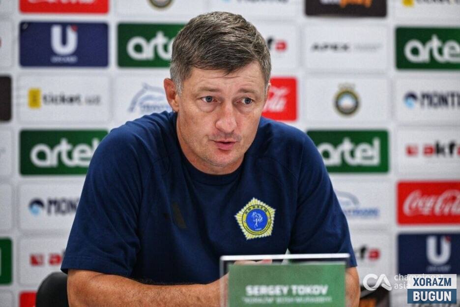 «Хоразм» ПФК Сергей Токов билан шартномани бекор қилди