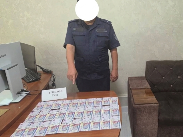 Андижонда ФВБ мансабдори пора билан ушланди