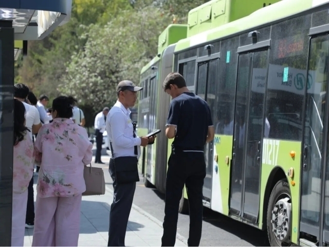 Пойтахт автобусларида йўлкира тўламаётганлар сони 68 фоизга ошди