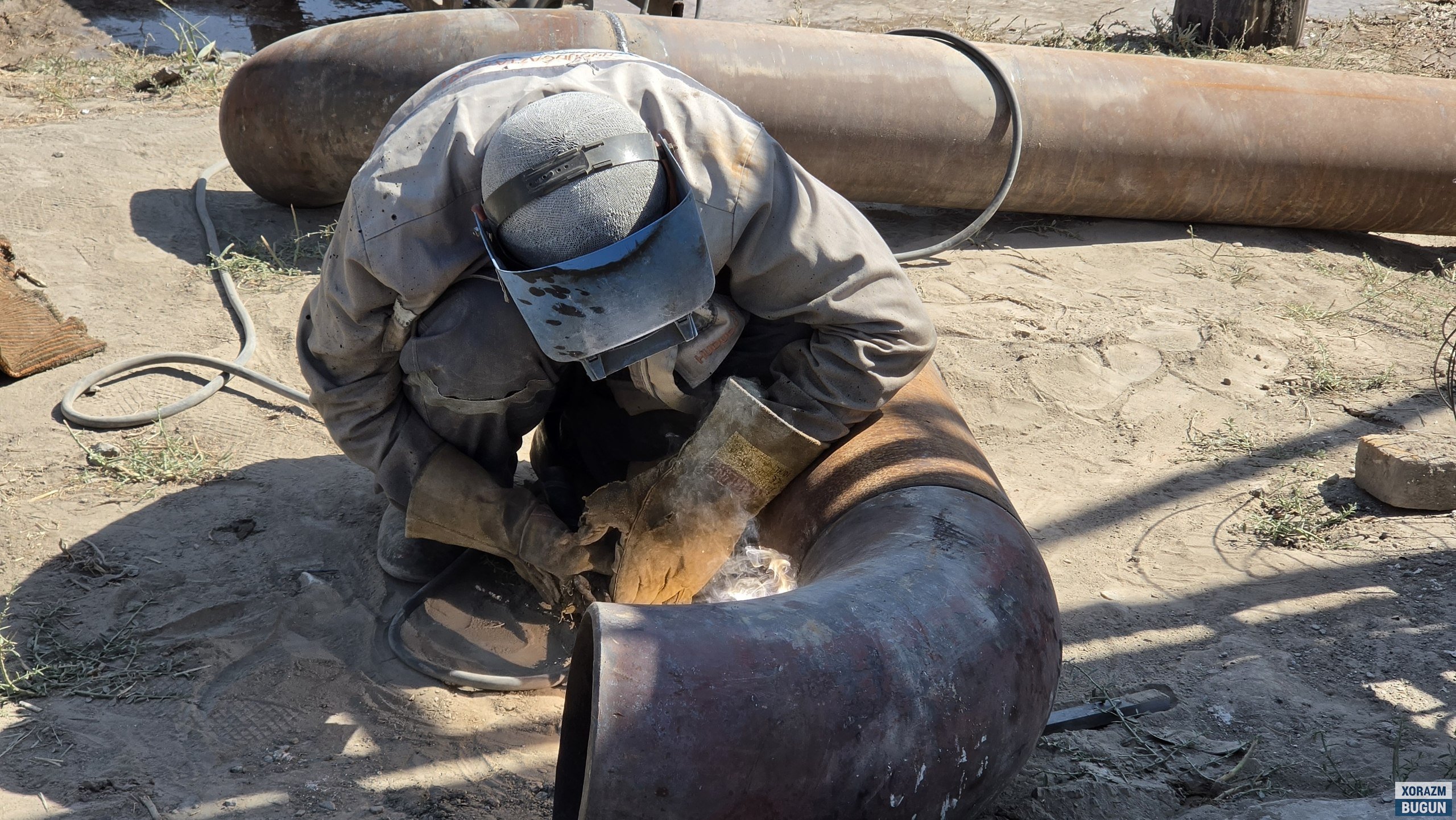 Урганчда газ тармоғи янгиланмоқда: 2 800 дан ортиқ хонадон барқарор газ билан таъминланади