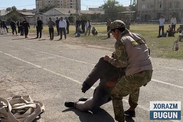 Хоразмнинг энг яхши ёш қутқарувчилари аниқланди: ғолиблик қайси туманга насиб этди?