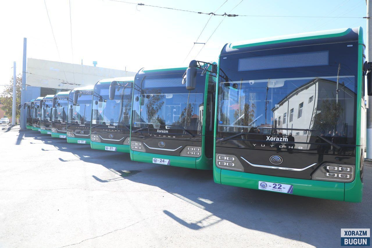 Urgançda “Xorazm Trolleybus Saroyi”niñ yañi binosi oçildi: 27-oktabrdan “Urganç — Xiva” yönalişida yañi trolleybuslar qatnaydi