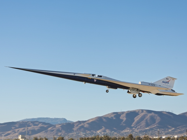 NASA’нинг X-59 самолёти соатига 1625 километр тезликка чиқди