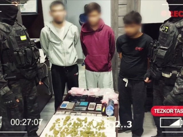 Toşkentda narkotik savdosi bilan şuğullangan yoşlar qölga tuşdi